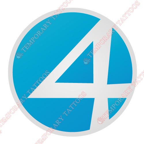 Fantastic Four Customize Temporary Tattoos Stickers NO.404